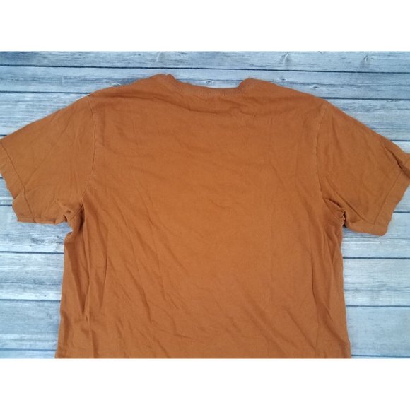Patagonia California T-shirt Mens Size Medium Rust Orange Short Sleeve Slim Fit - Picture 11 of 11